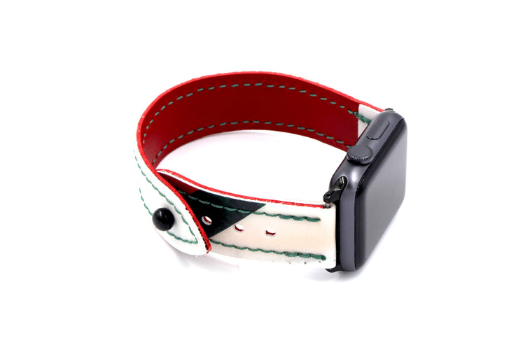 Into The Wild Collection White iWatch Band