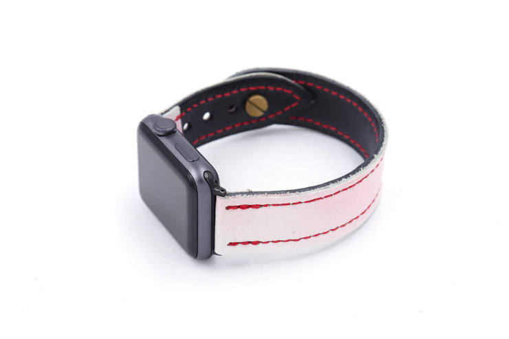 Devils Delight White iWatch Band