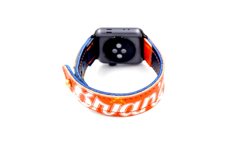The Cat Glove Collection Orange/Blue iWatch Band