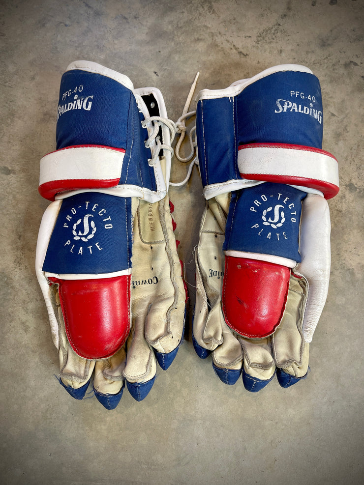 Spalding Hockey Gloves 15" (New York Rangers)