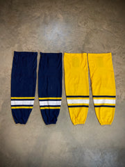 University of Michigan used practice socks (2 pairs)
