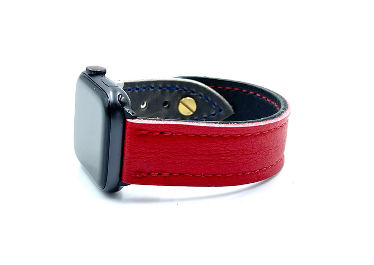 Second String Red/White iWatch Band